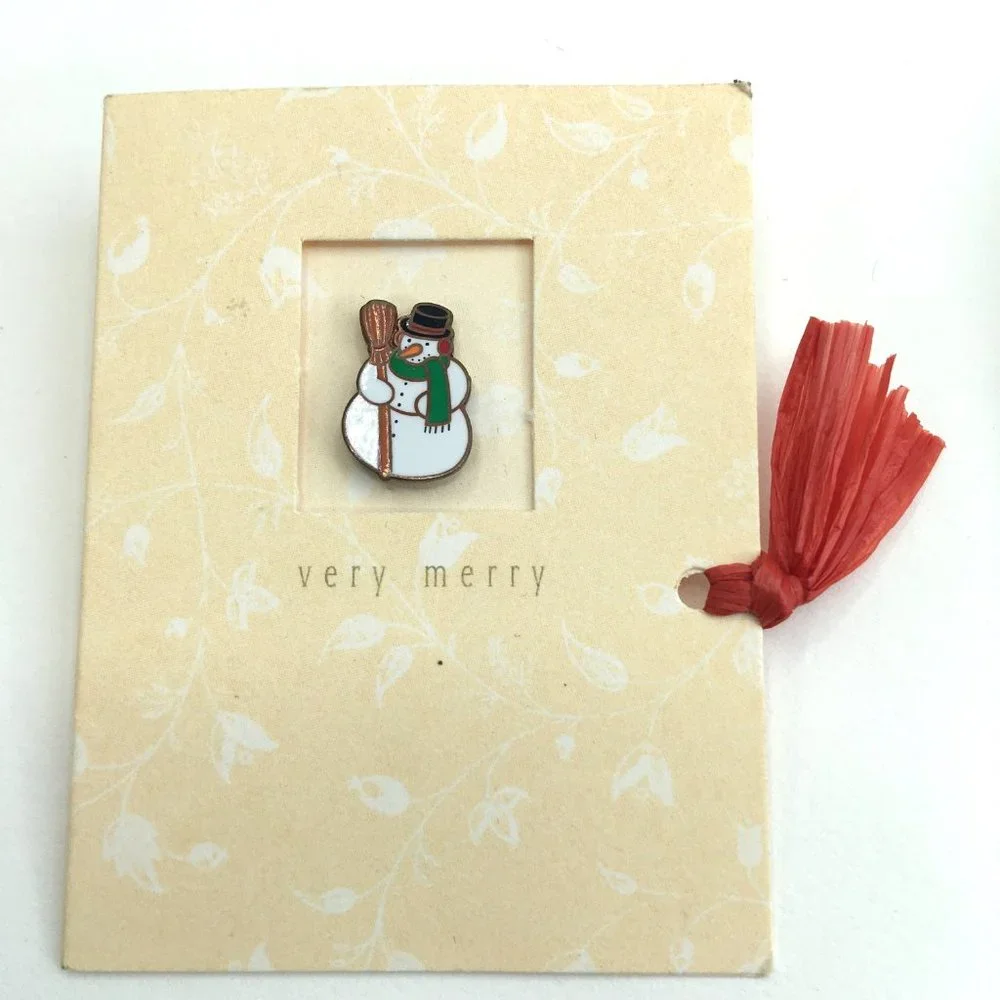 Christmas Holiday Pins Earrings Trees Santa Snowman